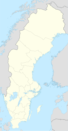 Крістіанстад. Карта розташування: Швеція