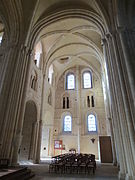 Abadía de Lessay, transepto abovedado de ojivas