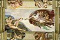 Image 5The Creation of Adam is one of the scenes on the ceiling of the Sistine Chapel of the Vatican, painted by Michelangelo sometime between 1508 and 1512. (from Culture of Italy)