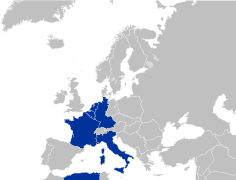 1957. aastal allkirjastasid Rooma lepingu kuus Euroopa riiki: Belgia, Holland, Luksemburg, Itaalia, Saksamaa LV ja Prantsusmaa. Koos Prantsusmaaga kuuluvad Euroopa Liitu ka tema meretagused departemangud Réunion, Martinique, Guadeloupe ning Prantsuse Guajaana.