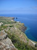 The northern coast of Ustica