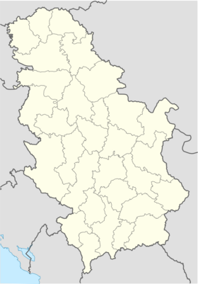 Senta na mapi Srbije