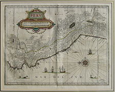 Mapa de Perú de 1635.