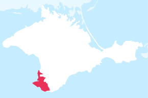 Poziția localității Sevastopol