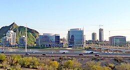 Tempe skyline as seen from Papago Park