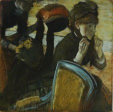 At the Milliner’s Edgar Degas