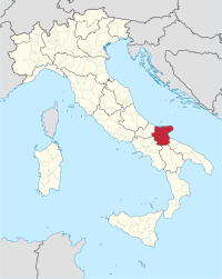 Položaj Provincije Foggia u Italiji
