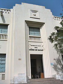 Az Afrikai Művészetek Múzeuma (Musée Théodore-Monod d'art africain) Dakarban