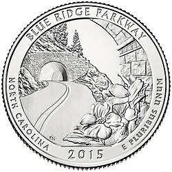 Blue Ridge Parkway quarter