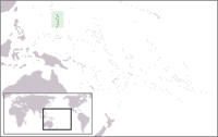 Localisation des îles Mariannes du Nord