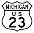 US 23 Michigan 1948.svg