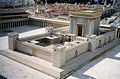דגם של בית המקדש השני לאחר שנבנה מחדש בתקופת הורדוס