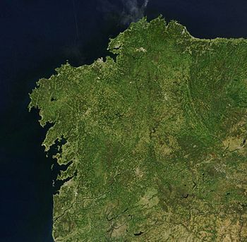 Land of Galicia, NASA satellite image.jpg