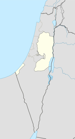 Храм Різдва Христового. Карта розташування: Палестинська держава