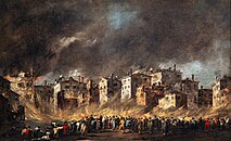 サン・マルキュオーラの居住地の火災(1789)