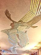 Condor ceiling mosaic detail