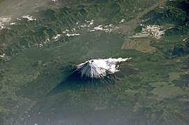 Гора Фудзі із космосу