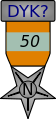 {{The 50 DYK Nomination Medal}} – Award for (50) or more nomination contributions to DYK.