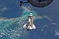 Atlantis sa približuje k ISS