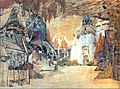 Врубель М. О. «Олександрівська слобода», декорація до опери «Царська наречена», 1899 рік.