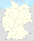 Deutschlandkarte, Position der Gemeinde Kürnach hervorgehoben