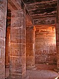 The interior of Amada temple