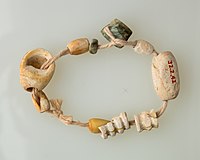 String of bead, Badarian, 4400-3800 BC.