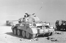 Photograph of a Cruiser IV tank