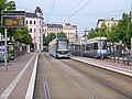 Tram of Leipziger Verkehrsbetriebe