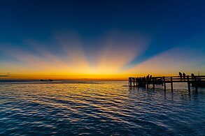Sunset at Heron Island, Queensland, Australia (April 2023)
