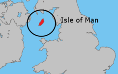 Položaj  Man (otok)  (zelena)