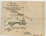Karta över Locksta by, från 1786