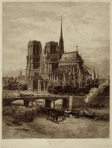 Notre Dame ob koncu 19. stoletja