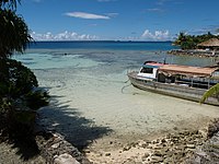 Đầm phá Nukunonu tại Tokelau.