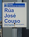 Rúa José Couso en Ribadeo