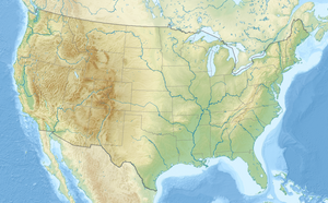 Канаверал. Карта розташування: США