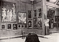 Frühere «Galerie der Alten Meister» im Augustinerhof, 1907