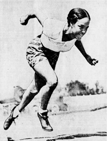 Photo of Barbara Howard running
