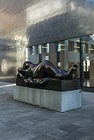 Sculpture by Fernando Botero in front of the Kunstmuseum Liechtenstein, Vaduz
