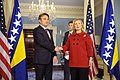 Image 44Željko Komšić, Croat member of the Bosnian Presidency, and Hillary Clinton, U.S. Secretary of State, 13 December 2011 (from Bosnia and Herzegovina)