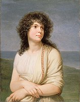 Портрет мадам Фортуне Гамелен. 1798. Холст, масло. Музей Карнавале, Париж