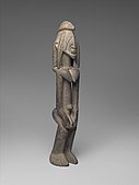 Female or male figure; probably early 17th century; 40.0 x 7.3 x 7.8 cm (153⁄4 x 2 7/8 x 3 in.); Brooklyn Museum