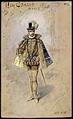 Don Carlo (tenore), figurino di Alfredo Edel per Don Carlos (1887) - Archivio Storico Ricordi ICON000731.jpg