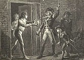 Ethan Allen demanding the surrender of Fort Ticonderoga