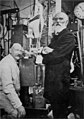 Image 37Heike Kamerlingh Onnes and Johannes van der Waals with the helium liquefactor at Leiden in 1908 (from Condensed matter physics)