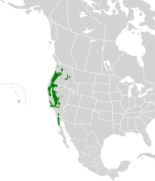 Oreortyx pictus map.svg