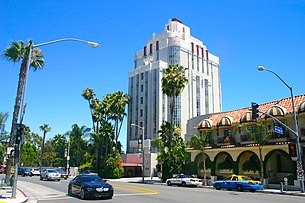 The Sunset Tower on Sunset Boulevard