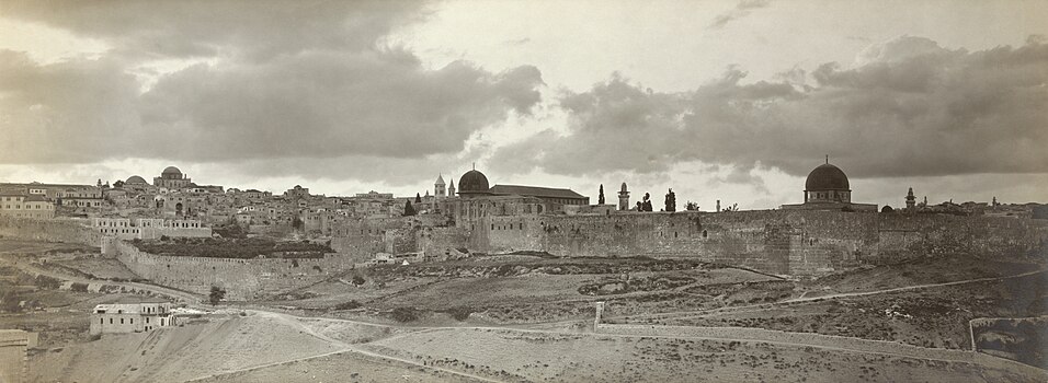 Панорама града Јерусалима, рани двадесети вијек.