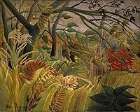 Напад в джунглях, 1891, Національна галерея, Лондон