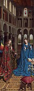 Annunciation, van Eyck, c. 1434